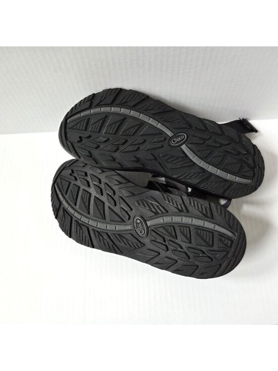 Chaco Shoes Mens 12 Mega Z Classic Black Stripe Adjustable Hiking Sandals main image 2